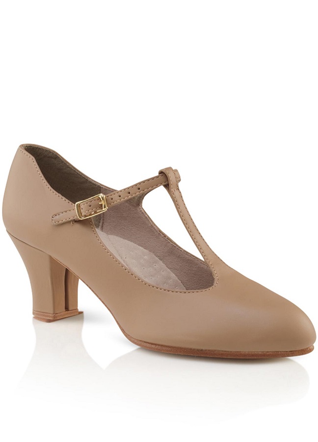 Capezio Jr. Footlight T-Strap 2" Character Shoe - Image 2