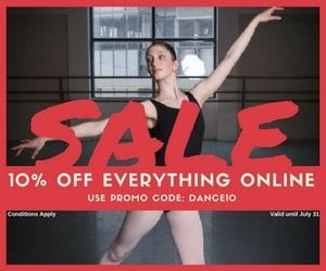 dance store sale