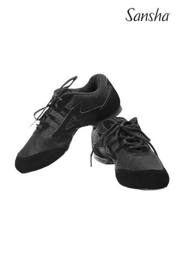 black dance tennis shoes