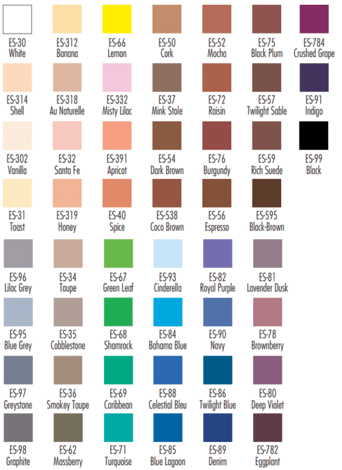 Ben Nye Creme Foundation Color Chart