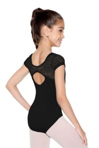 black ballet outfit on teen