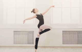 Ballet dancer doing a pirouette, one of the classic dance moves