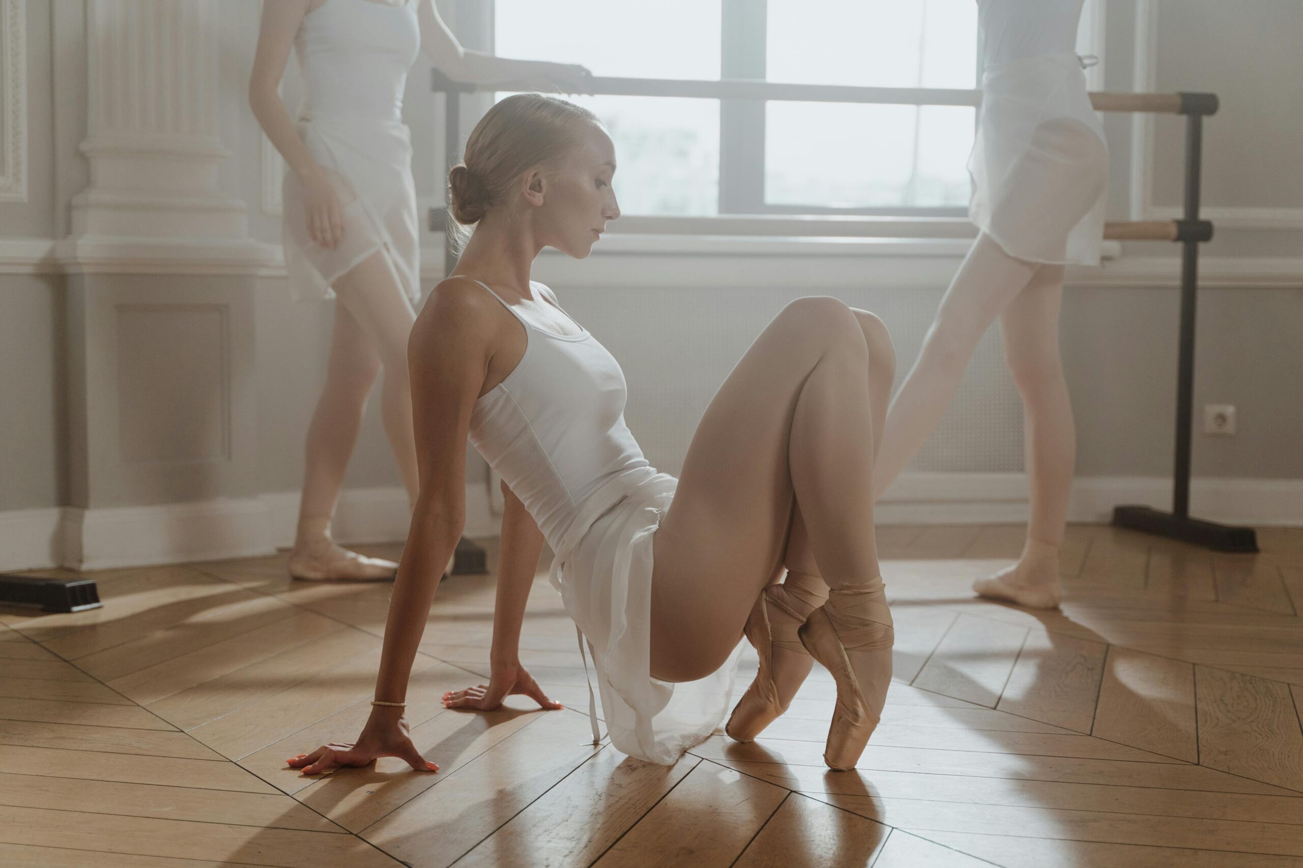 ballerina photoshoot chiffon skirt ballet core pointe shoes aesthetic