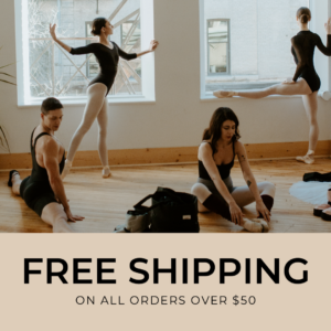 Free Shipping on all orders over $50 from The Dance Store