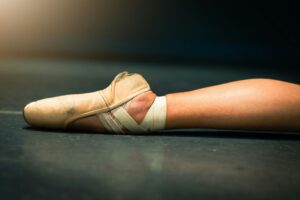 dirty pointe shoe ballerina studio
